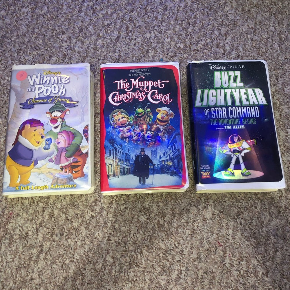 Disney Black VHS Tape - The Muppet Christmas Carol